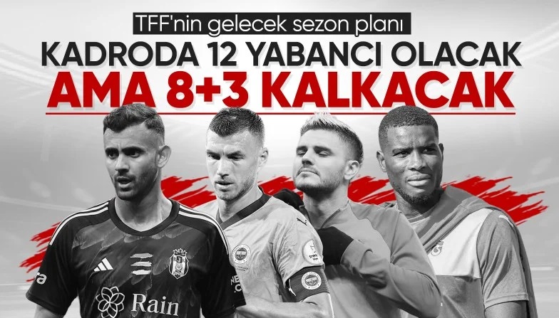 TFF, yabancı kuralını bir kez daha değiştiriyor! İşte detaylar…