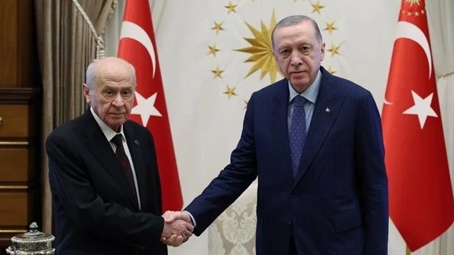 Külliye’de kritik görüşme: Cumhurbaşkanı Erdoğan Devlet Bahçeli ile bir araya geldi!