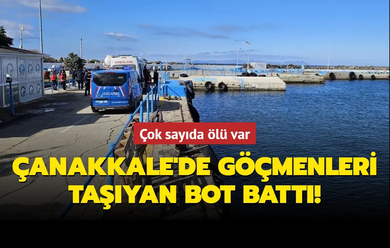 Çanakkale’de lastik bot battı! Ölü sayısı 21’ye çıktı