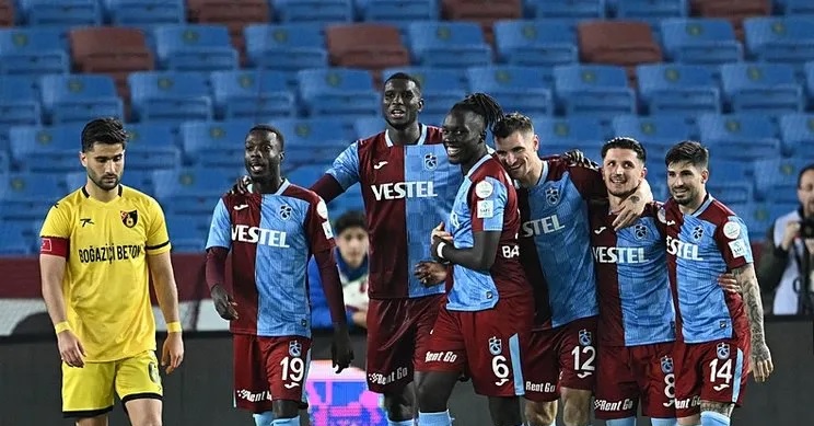 Trabzonspor, ligde üçüncü sıradaki yerini koruma peşinde!