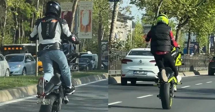 İstanbul’da magandalar kamerada: Grupça tek teker gittiler!