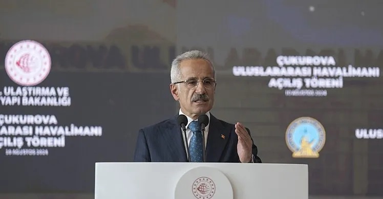 Bakan Uraloğlu: Çukurova Uluslararası Havalimanı bölgesel kalkınmanın lokomotifi olacak