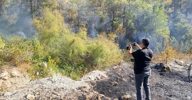 Mersin Silifke’deki orman yangını kısmen kontrol altına alındı