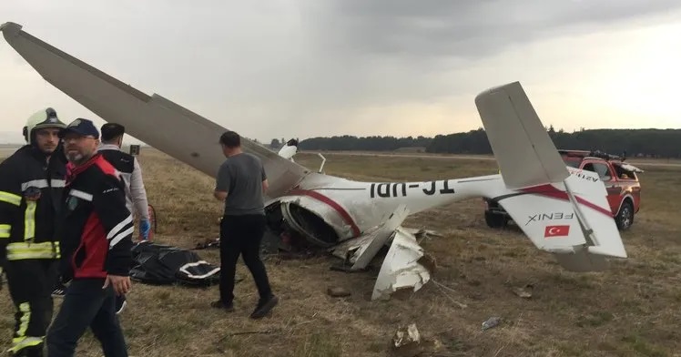 Bursa’da eğitim uçağı düştü: 2 pilot hayatını kaybetti