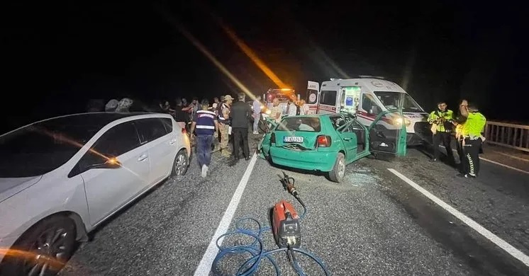 Elazığ’da trafik kazası: 1 ölü 5 yaralı