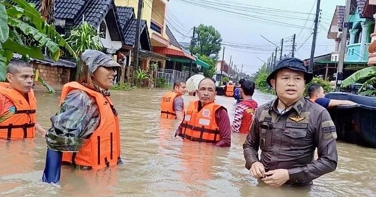 Tayland'ın güney bölgelerinde etkili