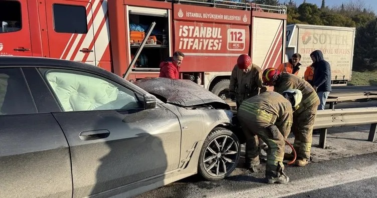 İstanbul Büyükçekmece TEM Otoyolunda