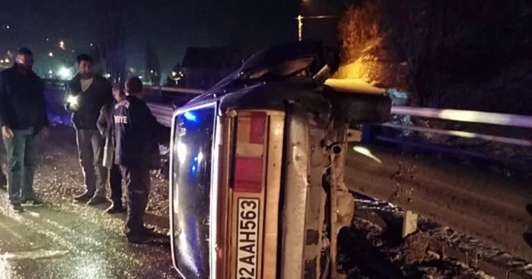 Malatya'nın Hekimhan ilçesinde sürücüsünün