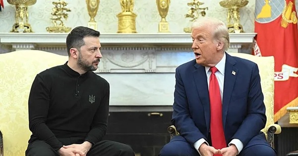 ABD Başkanı Donald Trump ile Ukrayna Devlet Başkanı Volodimir Zelenski