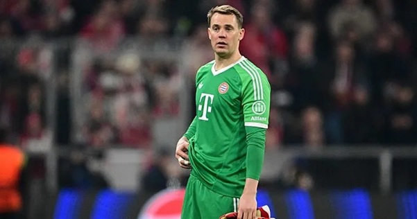 Bayern Münih'in 38 yaşındaki tecrübeli kalecisi Manuel Neuer, UEFA Şampiyonlar